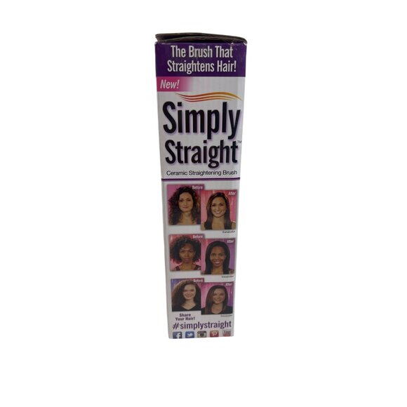 Simply Straight Ceramic Hair Straightening Brush - Picture 3 of 4